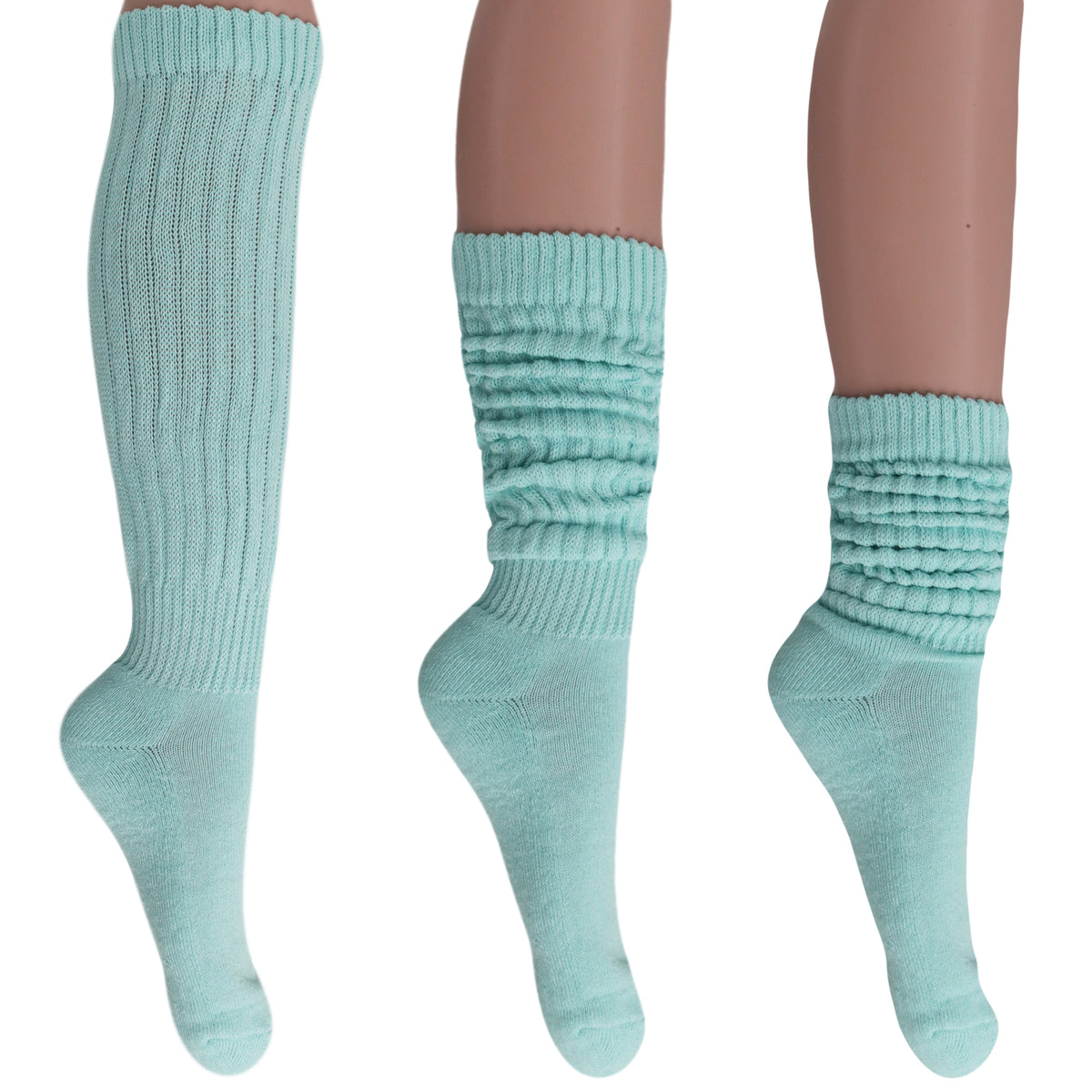 Extra Long Heavy Slouch Cotton Socks 3 Pair Size 9 to 11 – MOSdepot